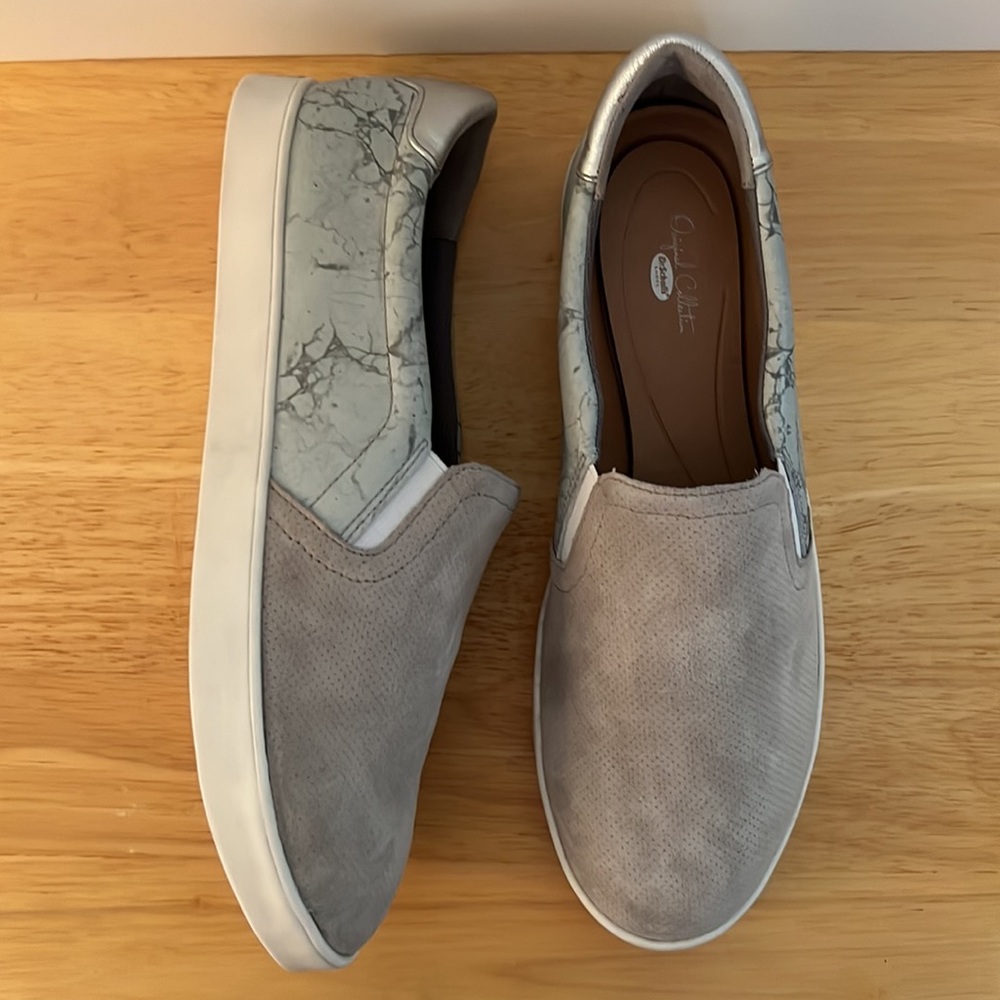 Anthropologie x Dr Scholl’s Scout Slip-on Sneakers Grey Size 10
